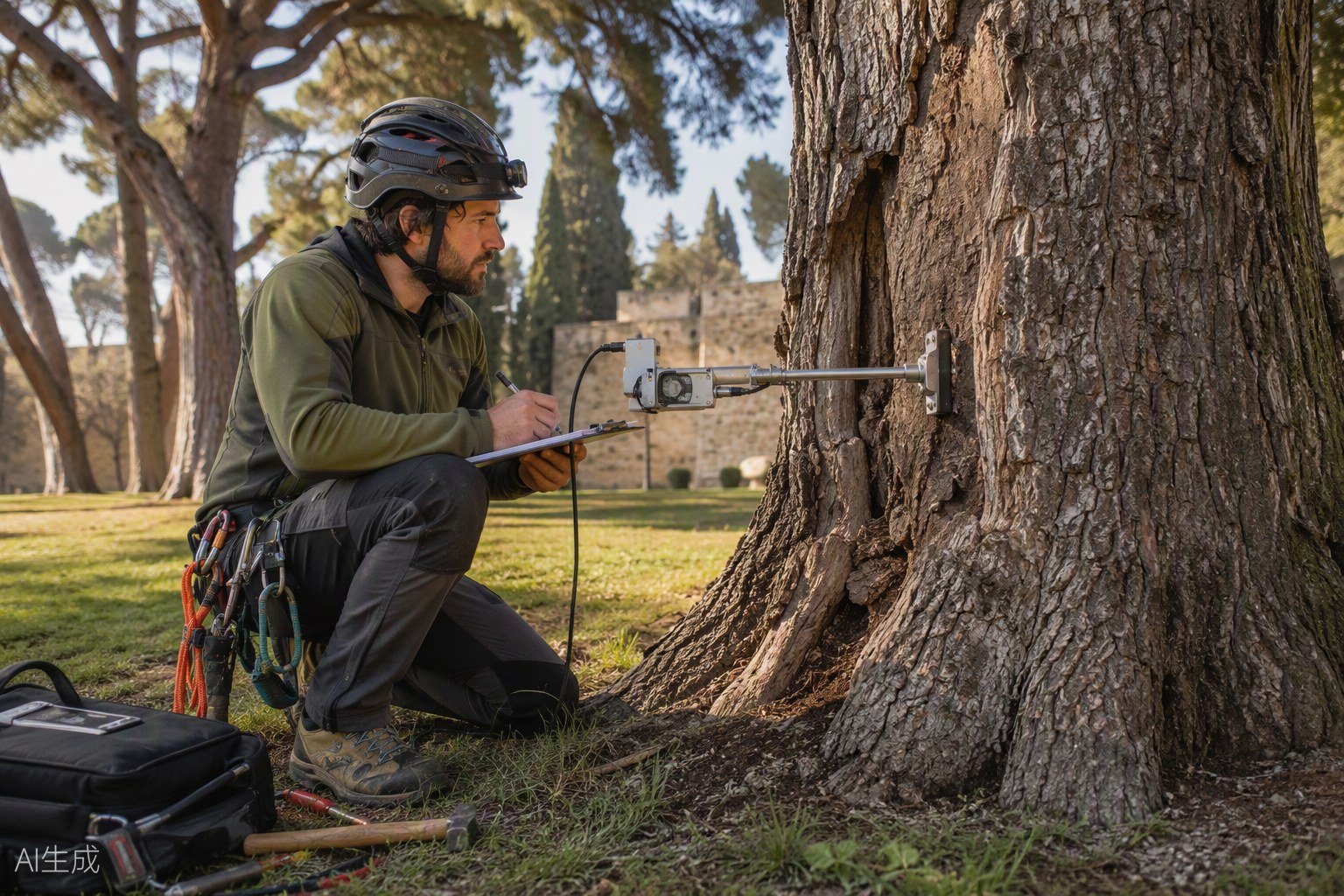 Valutazione di stabilità di un albero a Monza