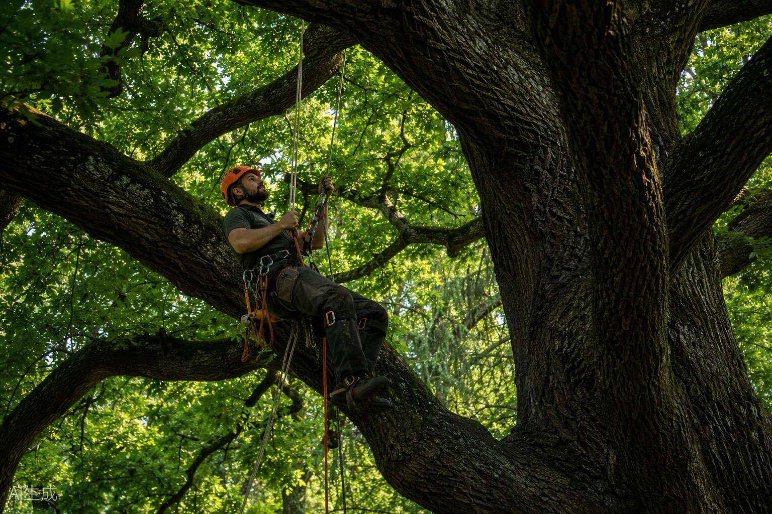 Tree climbing su albero a Monza